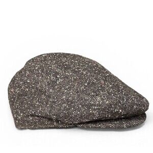 Dockers Cabbie Newsboy Hat Men’s Grey Tweed English Flat Cap Hat Size S/M